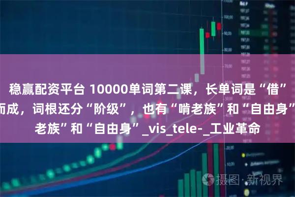 稳赢配资平台 10000单词第二课，长单词是“借”出来的，词语是组合而成，词根还分“阶级”，也有“啃老族”和“自由身”_vis_tele-_工业革命